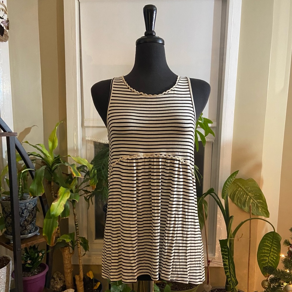 Maurices Stripe Babydoll Tunic